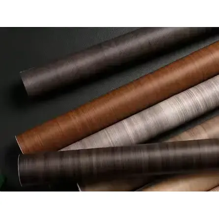 Mobilya folyoları rulo odun tahıl dekoratif pvc filmler