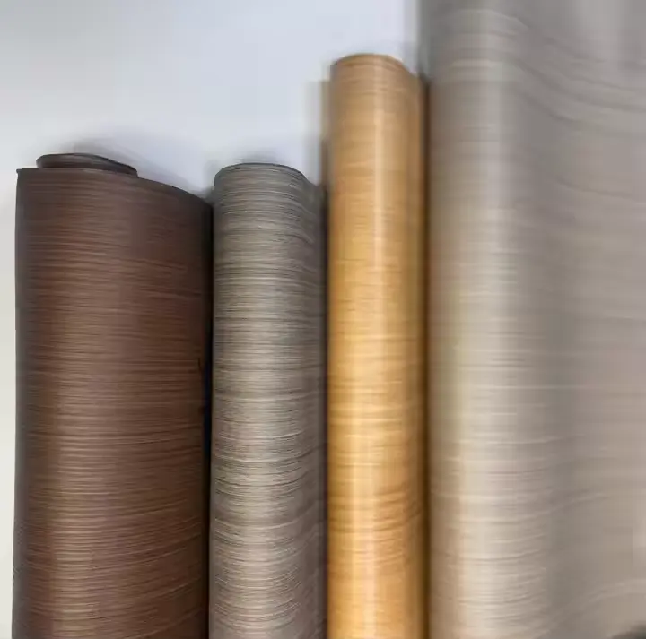 PVC Dekoratif Film Woodgrain Renk Kapı için PVC Folyo